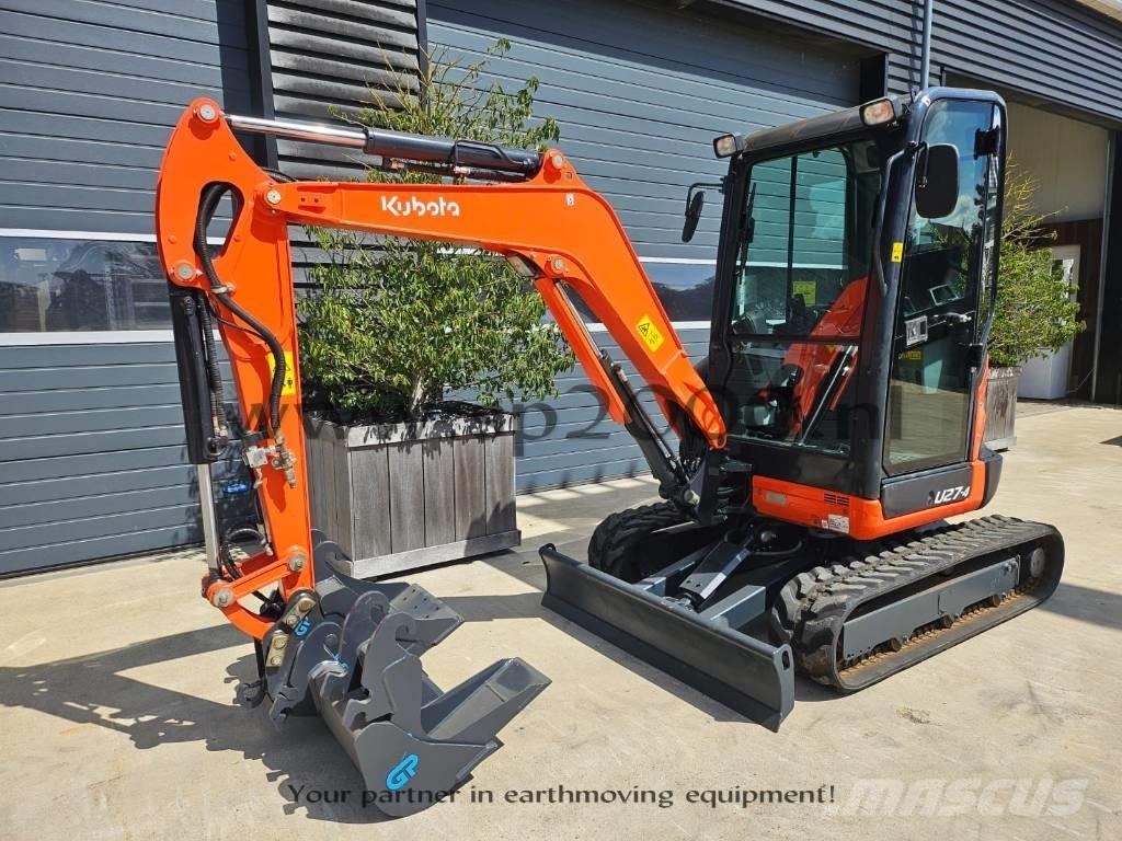 Kubota U 27-4 Mini bagri <7t