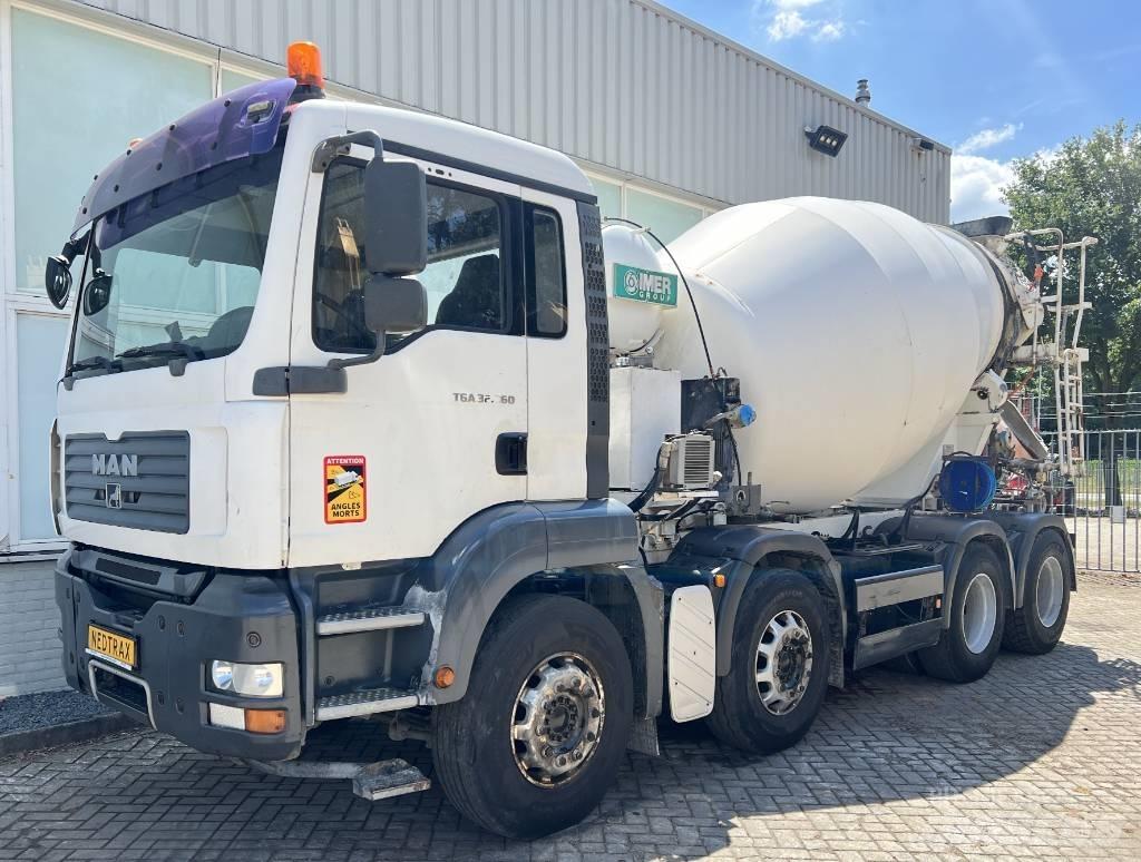 MAN TGA 32.360       9m3 Avtomešalci za beton