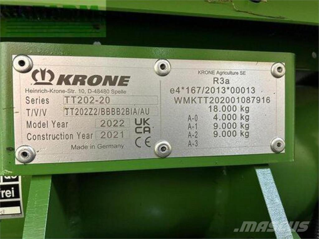 Krone mx 370 gl Prikolice za žito