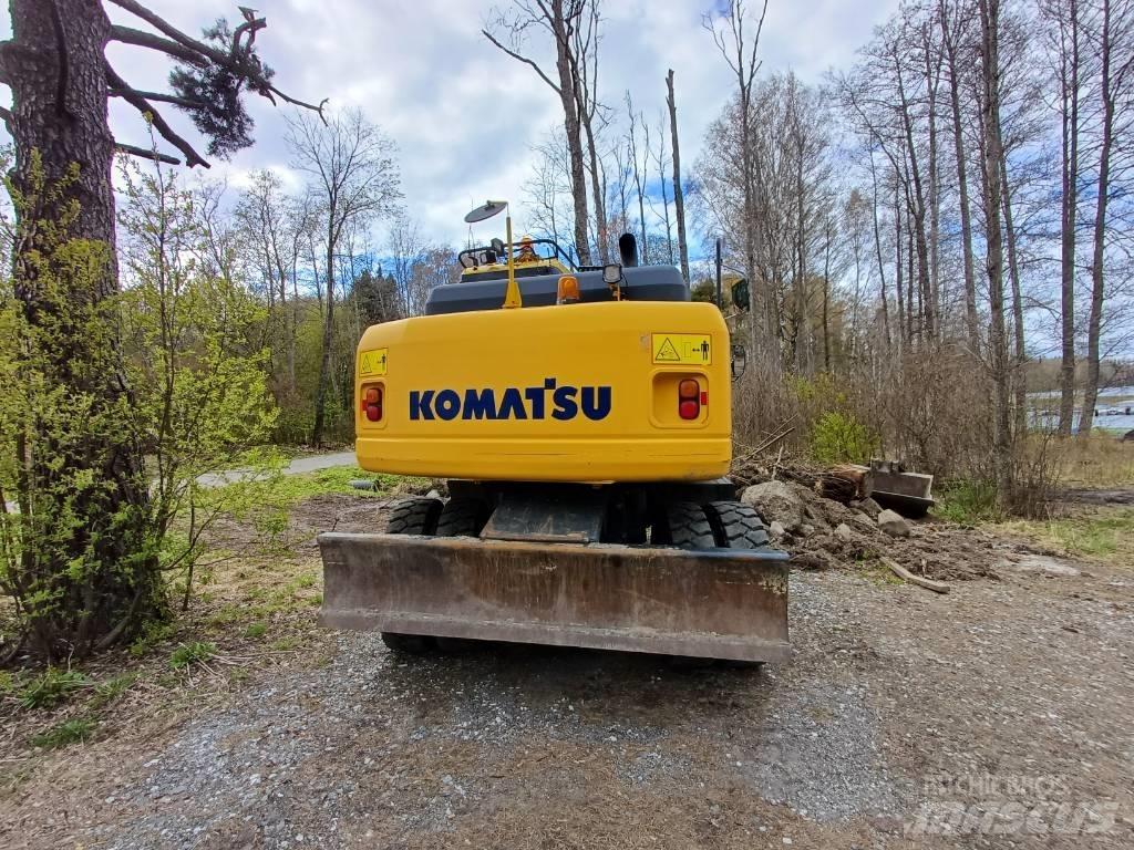 Komatsu PW 160-7E0 Bagri na kolesih