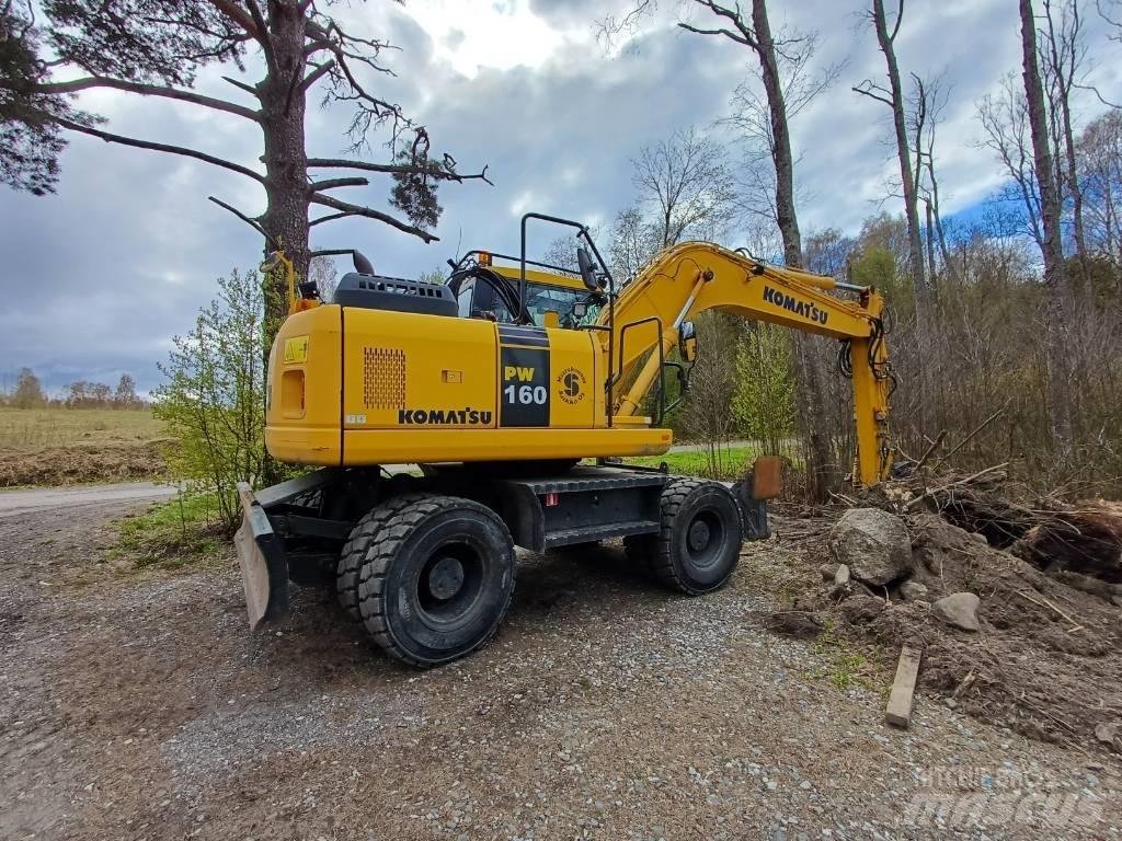 Komatsu PW 160-7E0 Bagri na kolesih