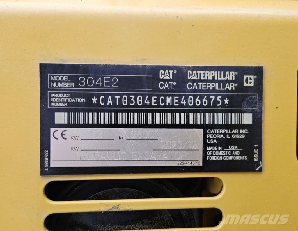 CAT 304 E 2 Mini bagri <7t
