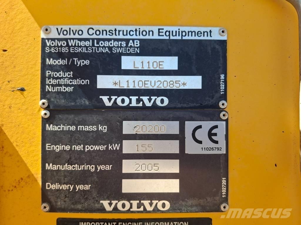 Volvo L 110 E Kolesni nakladalci