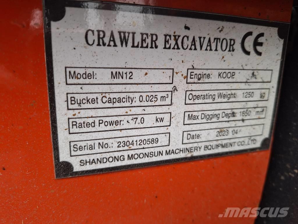  Moonsun MN12 Mini bagri <7t