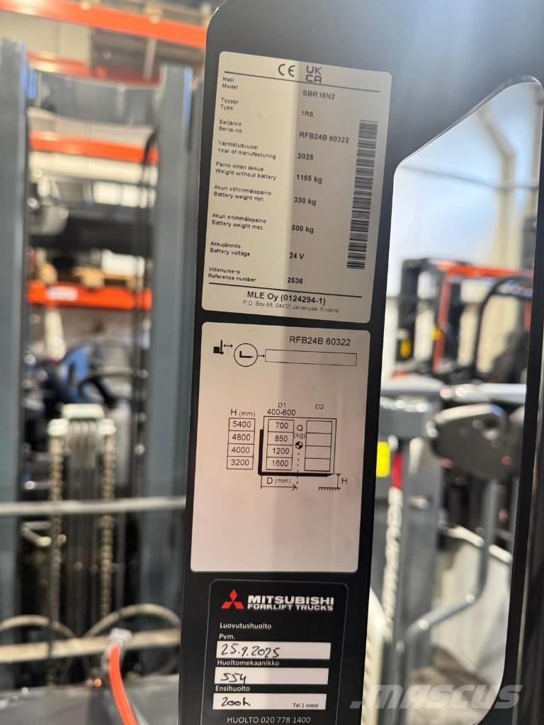 Mitsubishi SBR16N2 Samopogonski ročni viličarji
