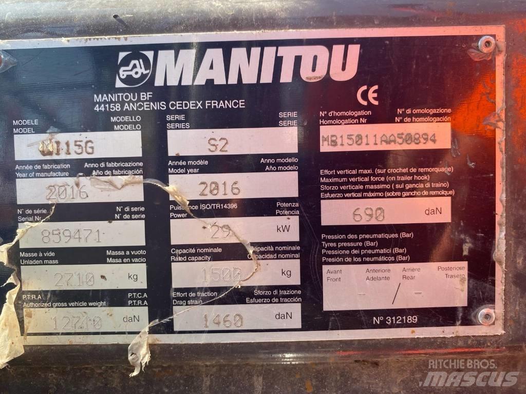 Manitou MI 15 G Plinski viličarji