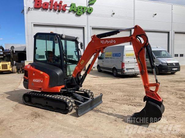 Kubota KX027-4 Mini bagri <7t