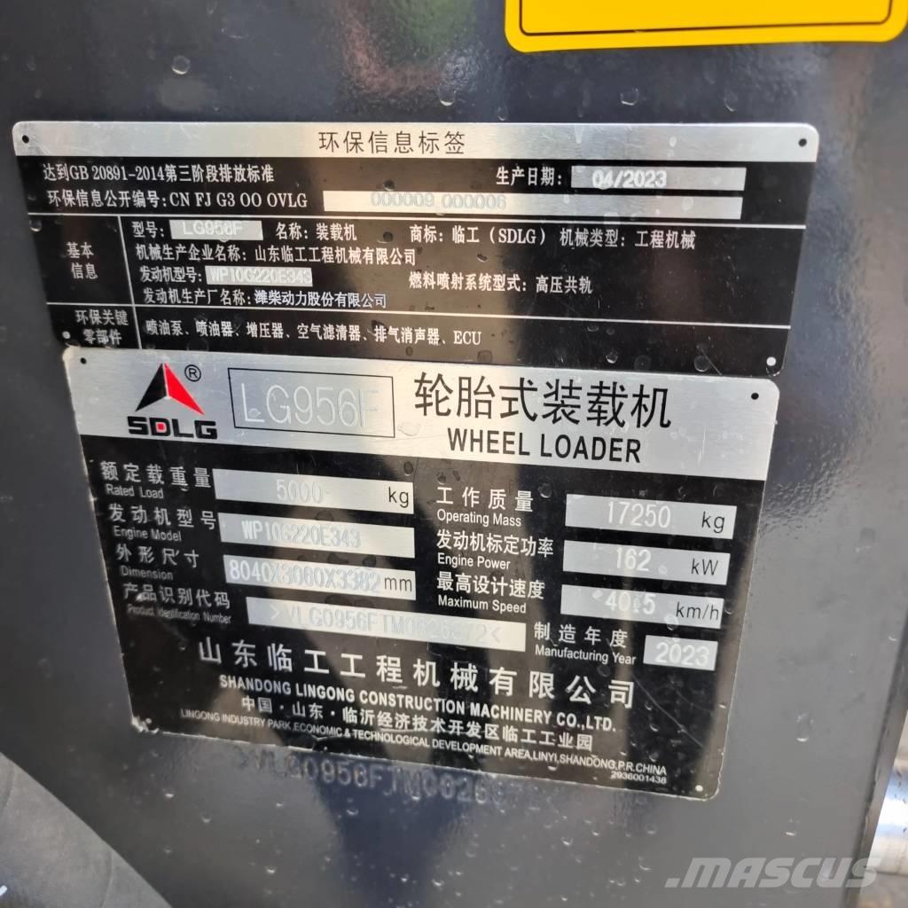 SDLG LG 956 F Kolesni nakladalci