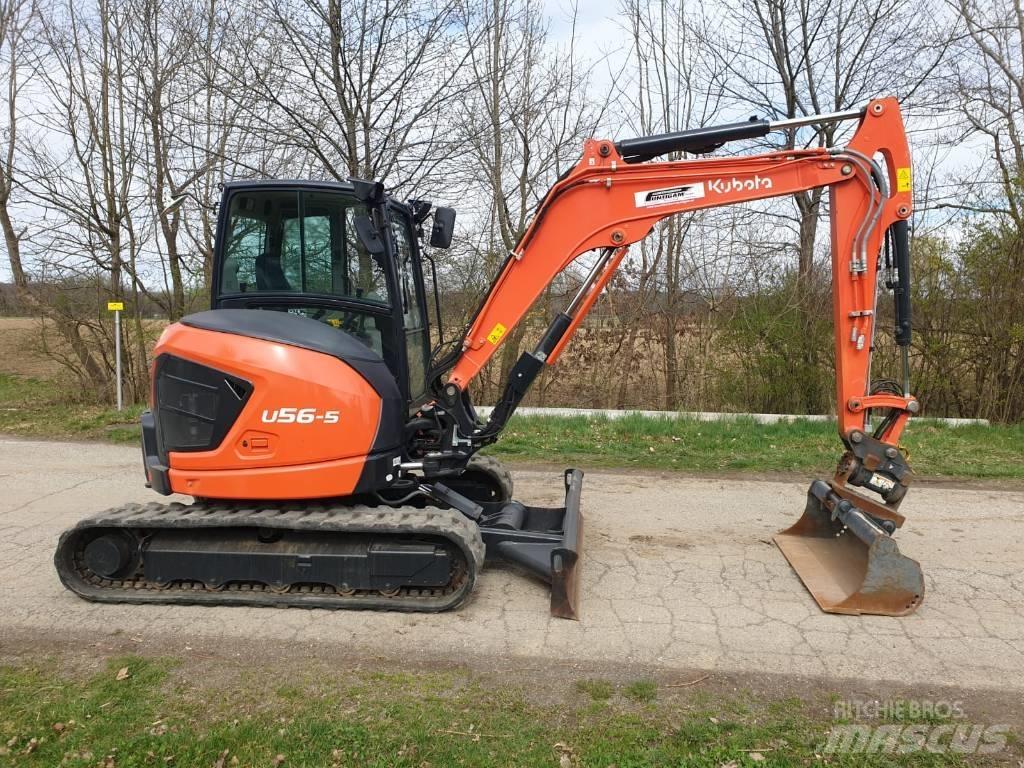Kubota U 56-5 Mini bagri <7t
