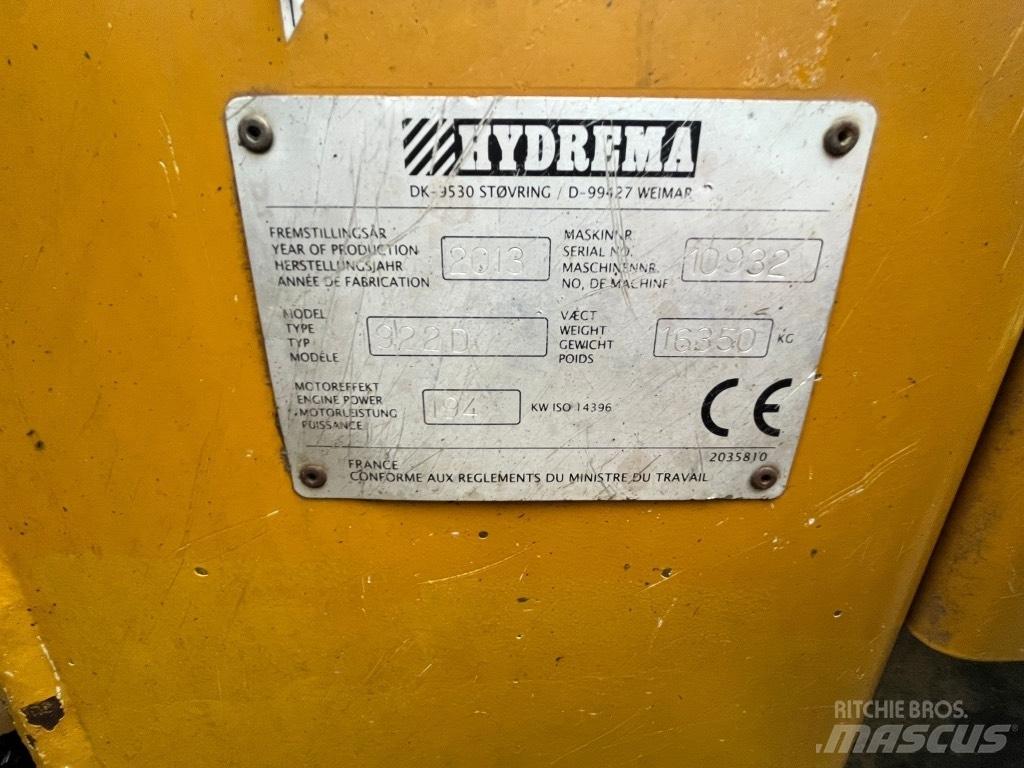 Hydrema 922 D Zglobni demperji