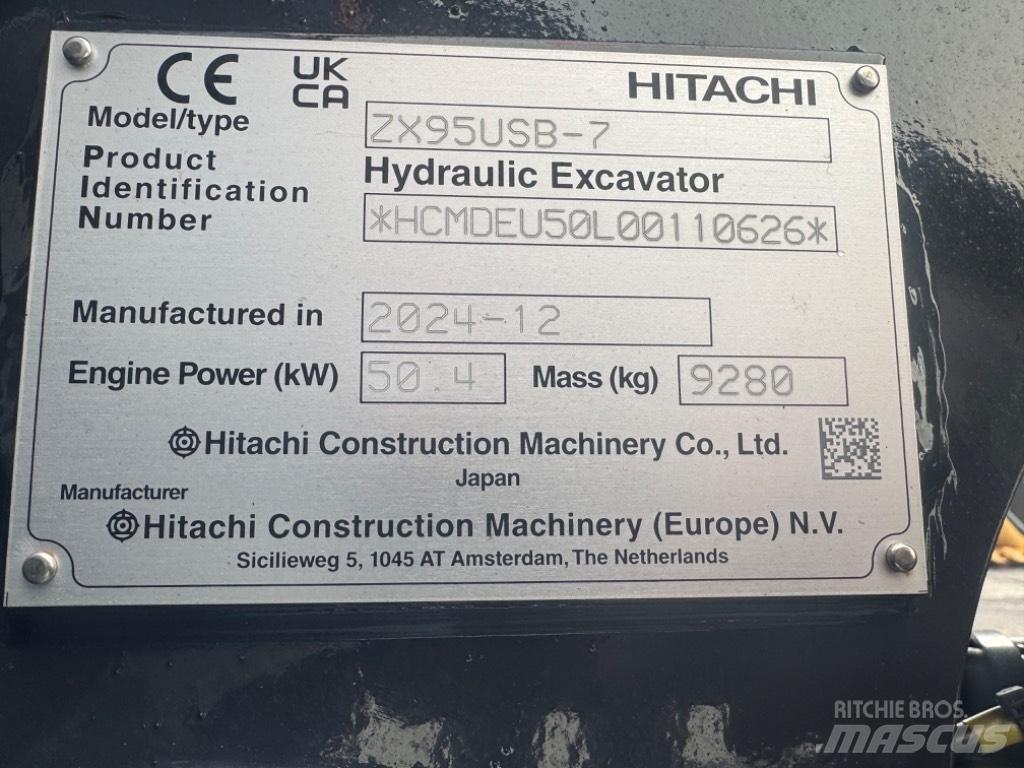 Hitachi ZX 95USB-7 Midi bagri 7t – 12t
