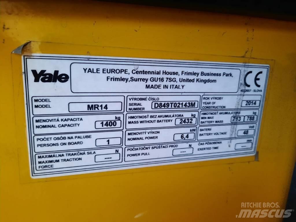 Yale MR14 Viličarji s pomičnim teleskopom