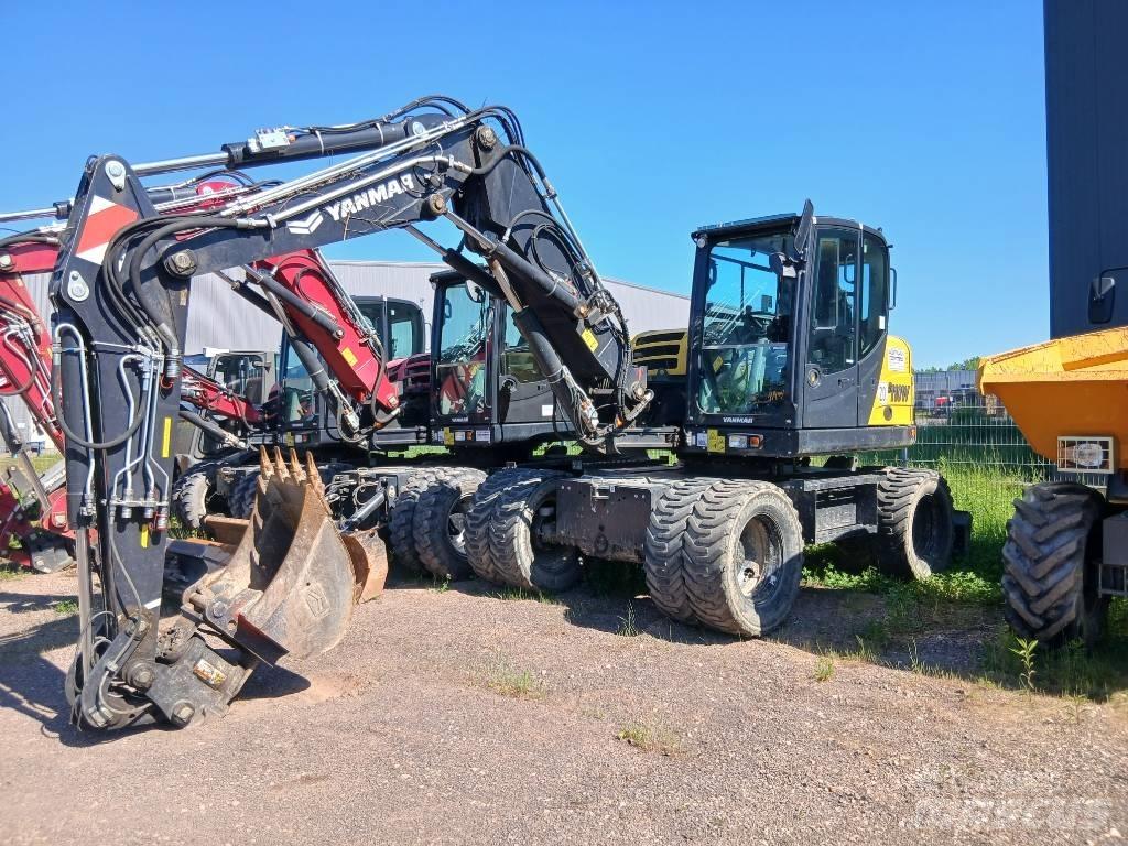 Yanmar B 110 W Bagri na kolesih