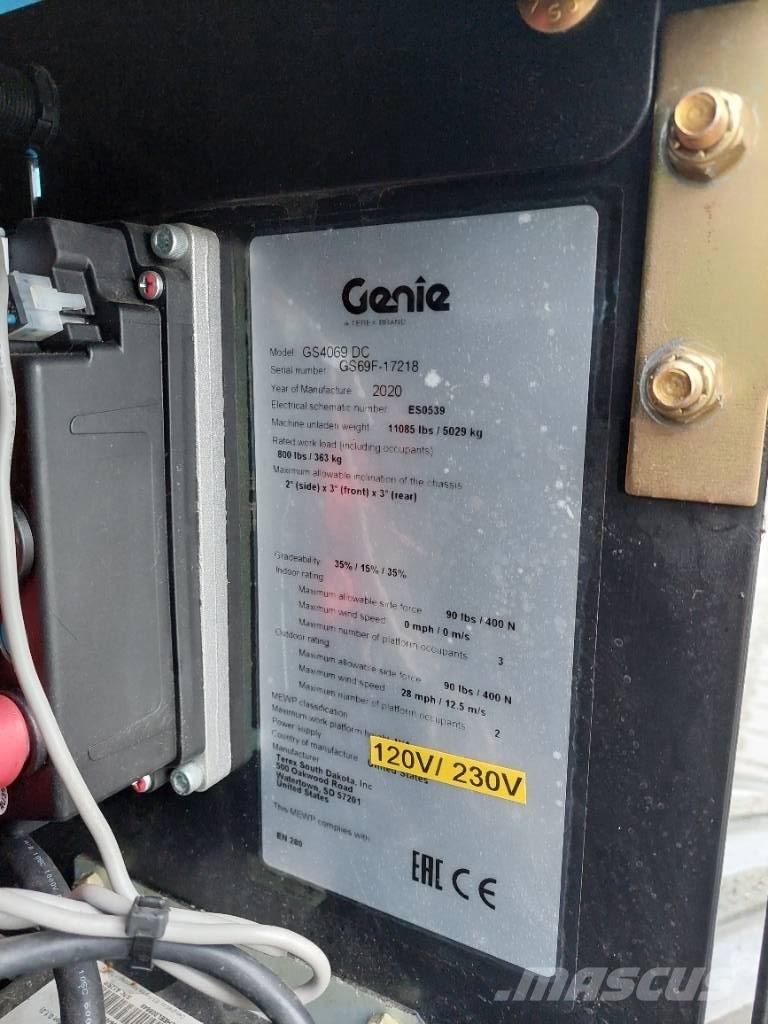 Genie GS 4069 DC Škarjaste dvižne ploščadi