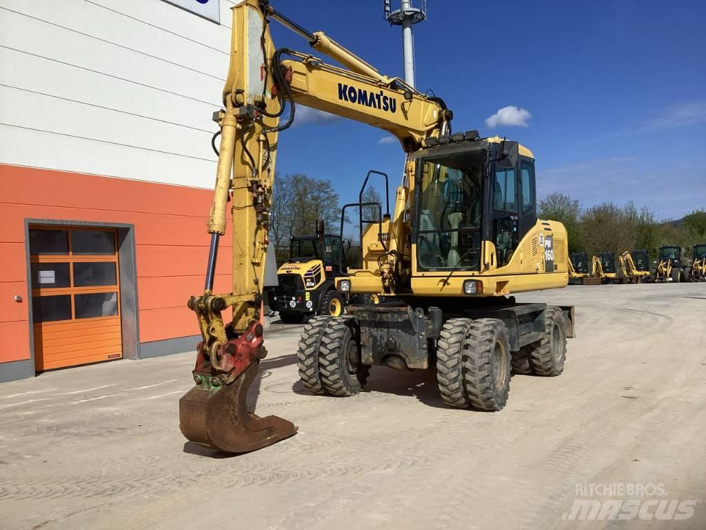 Komatsu PW 160-7E0 Bagri na kolesih