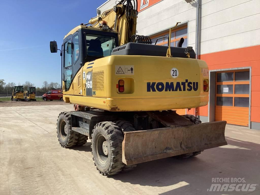 Komatsu PW 160-7E0 Bagri na kolesih