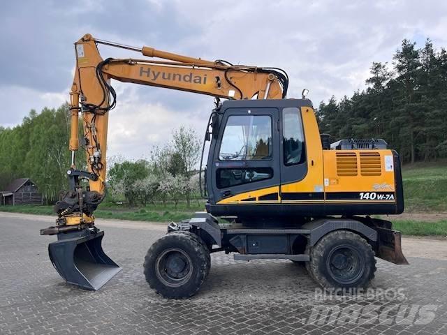 Hyundai Robex 140 W Bagri na kolesih