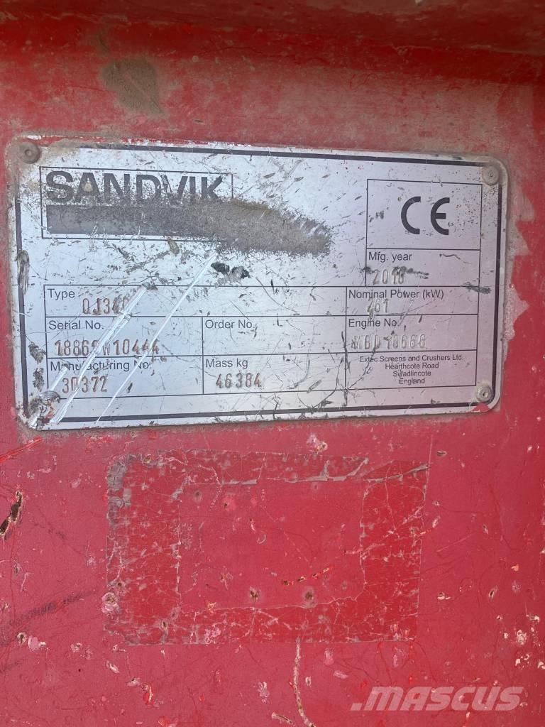 Sandvik QJ 340 Mobilni drobilniki