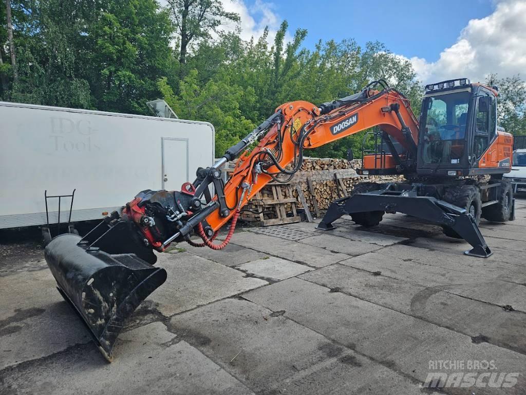 Doosan DX 160 W Bagri na kolesih