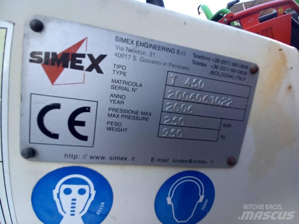 Simex T-450 Freze za kopanje jarkov Trenčerji