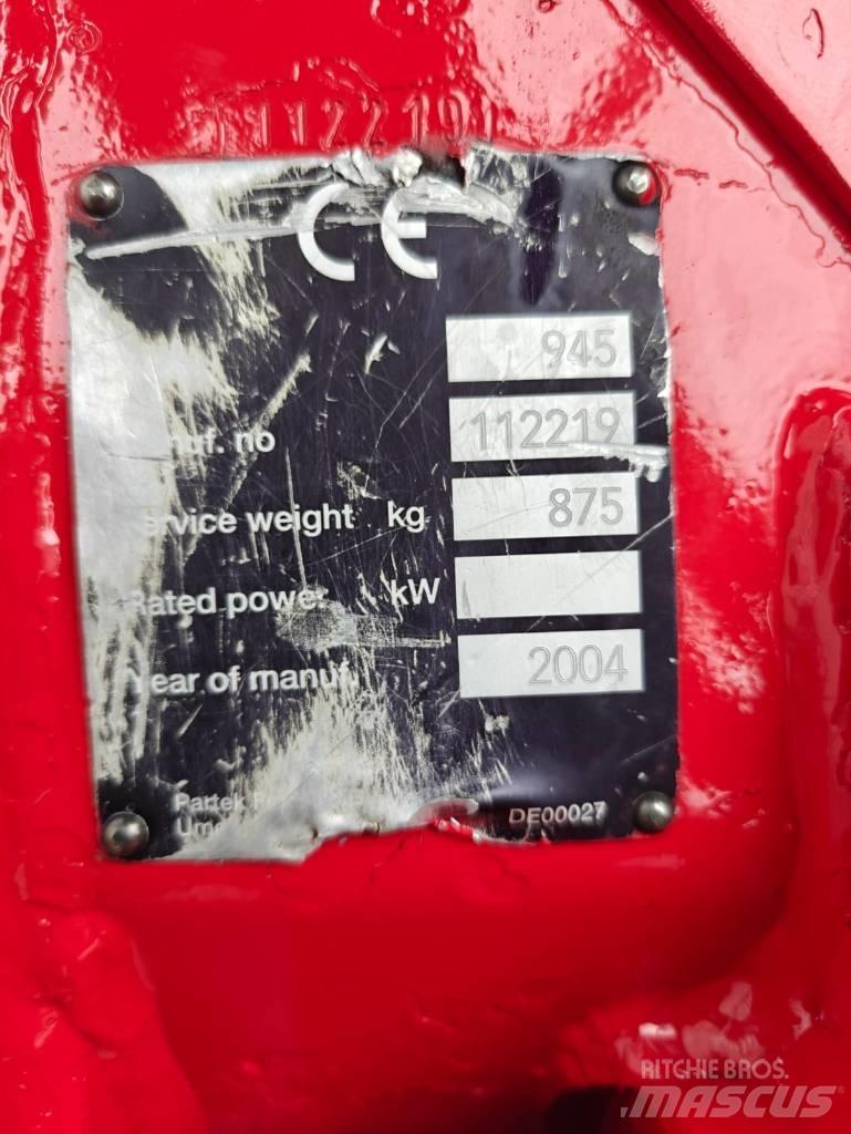 Valmet 945.1 Glave za kombajne