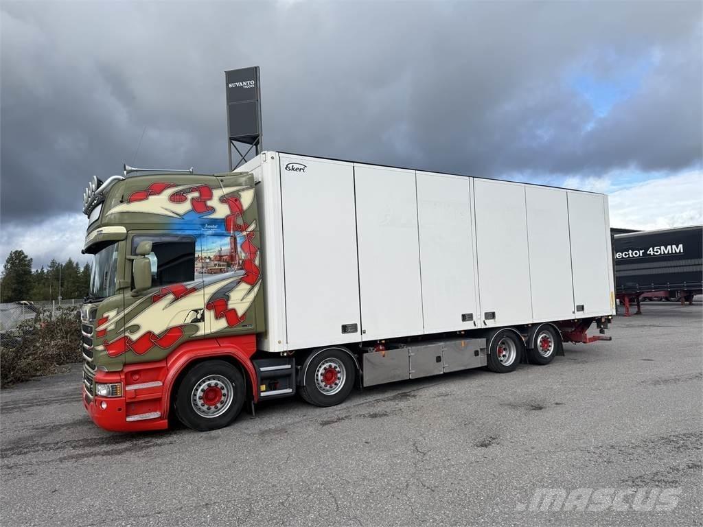 Scania R580 8X2 Tovornjaki zabojniki