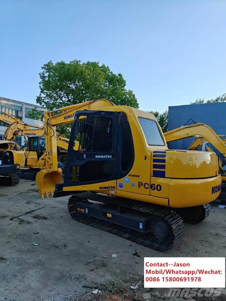 Komatsu PC 60 Mini bagri <7t