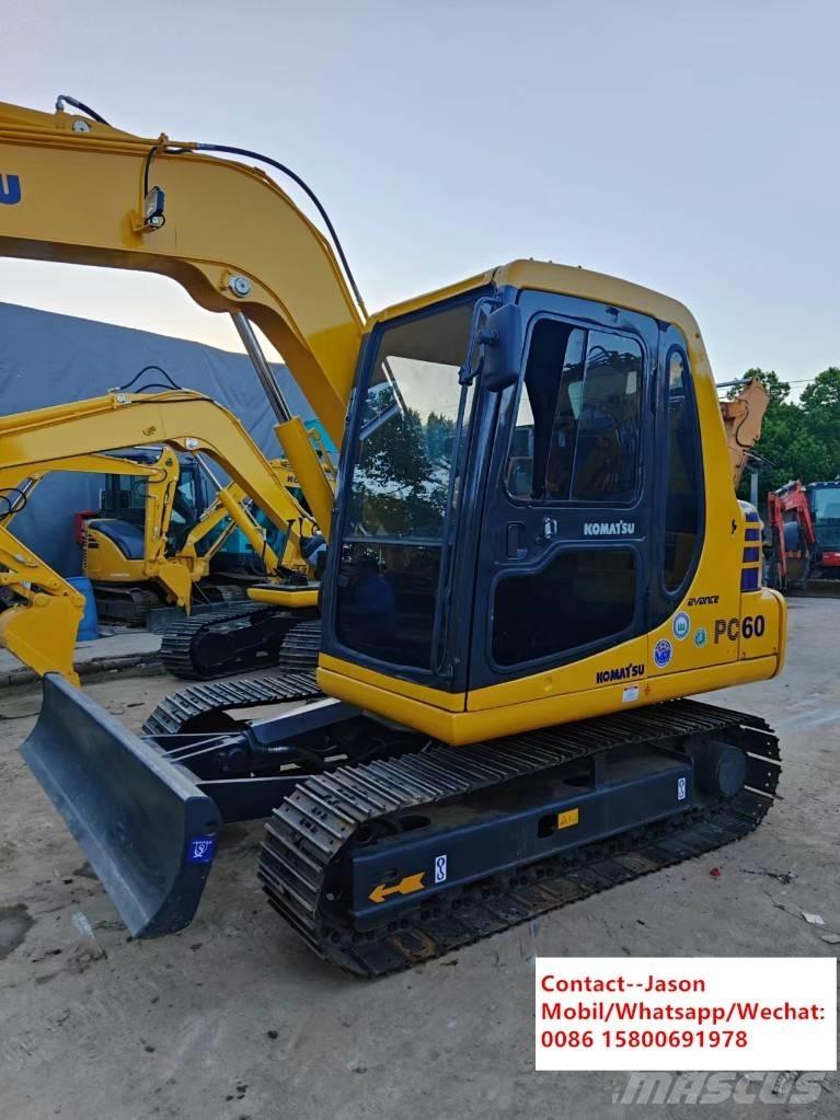 Komatsu PC 60 Mini bagri <7t