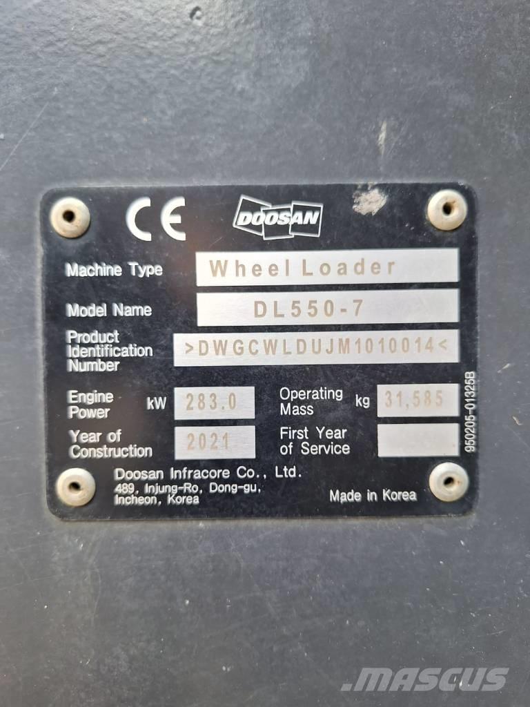 Doosan DL550-7 Kolesni nakladalci