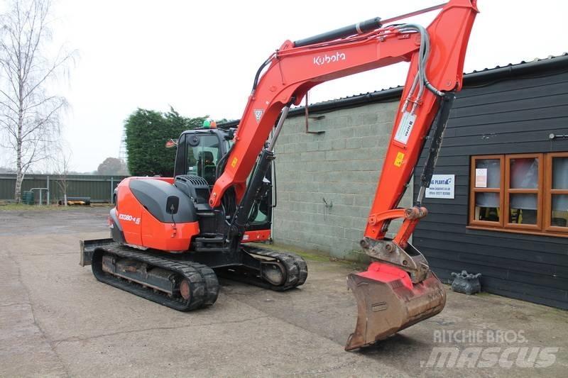 Kubota KX 080-4 Midi bagri 7t – 12t