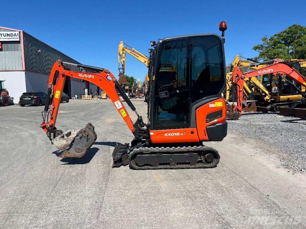 Kubota KX 018-4 Mini bagri <7t