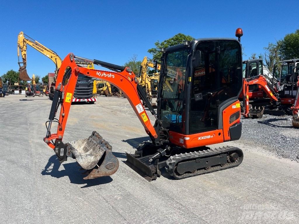 Kubota KX 018-4 Mini bagri <7t