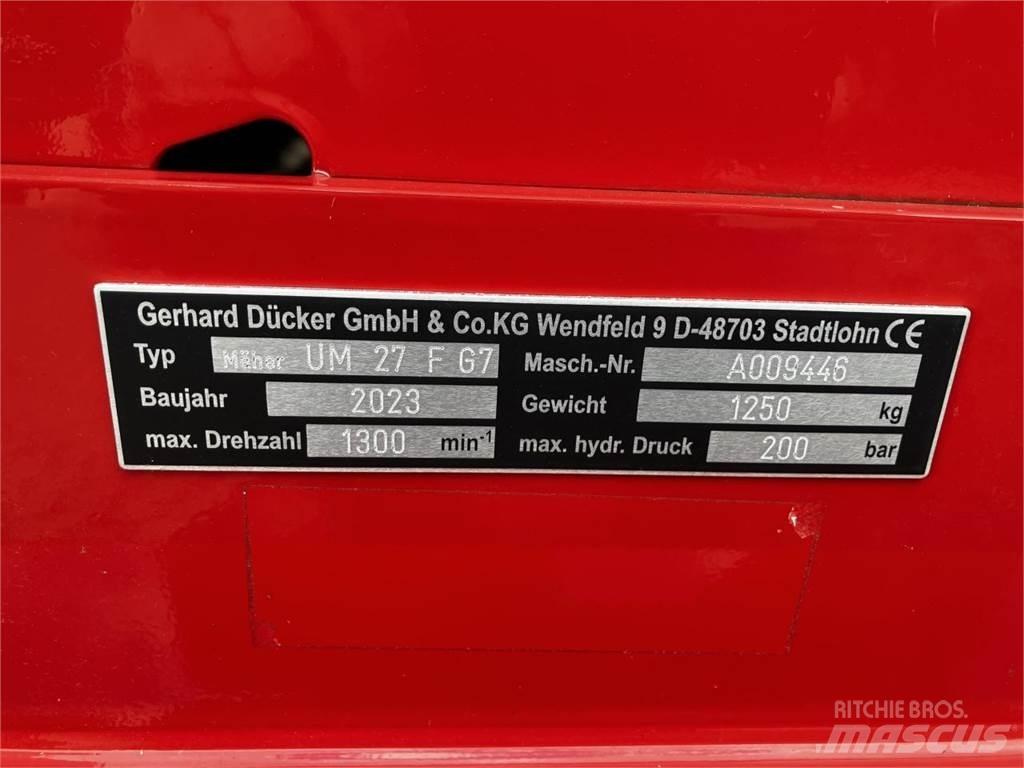 Dücker UM-27 F G7 Kosilnice za pašnike