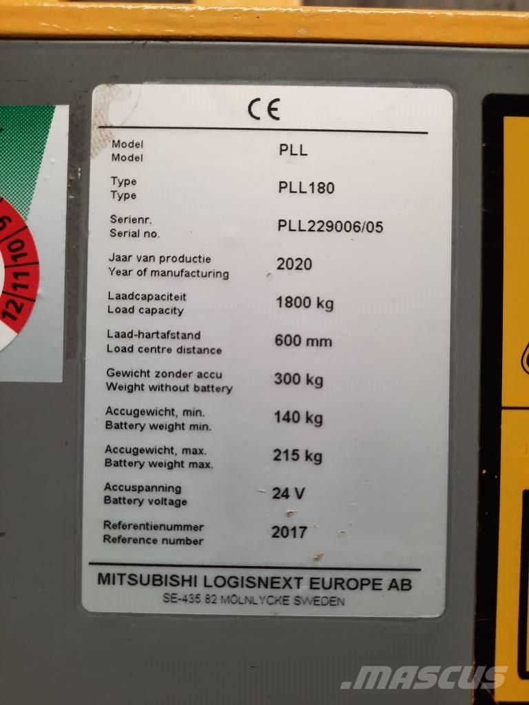 UniCarriers PLL180 Električni nizko dvižni viličar