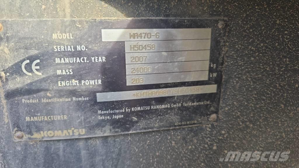 Komatsu WA 470-6 Kolesni nakladalci