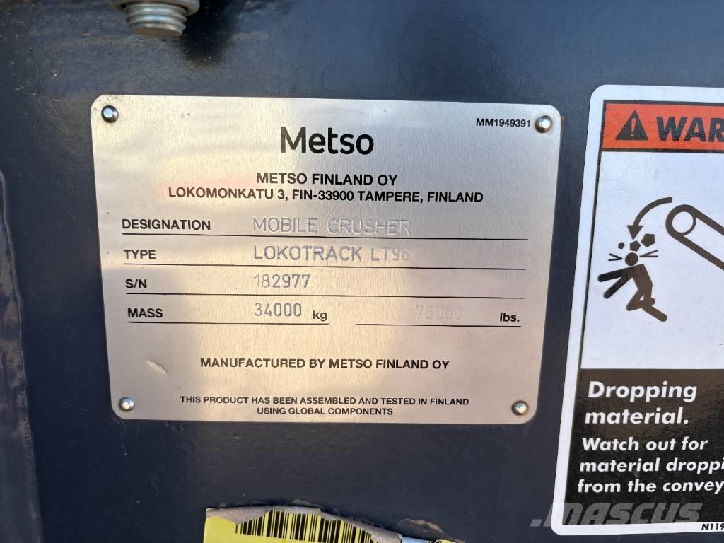 Metso LT 96 Stroji za presejanje