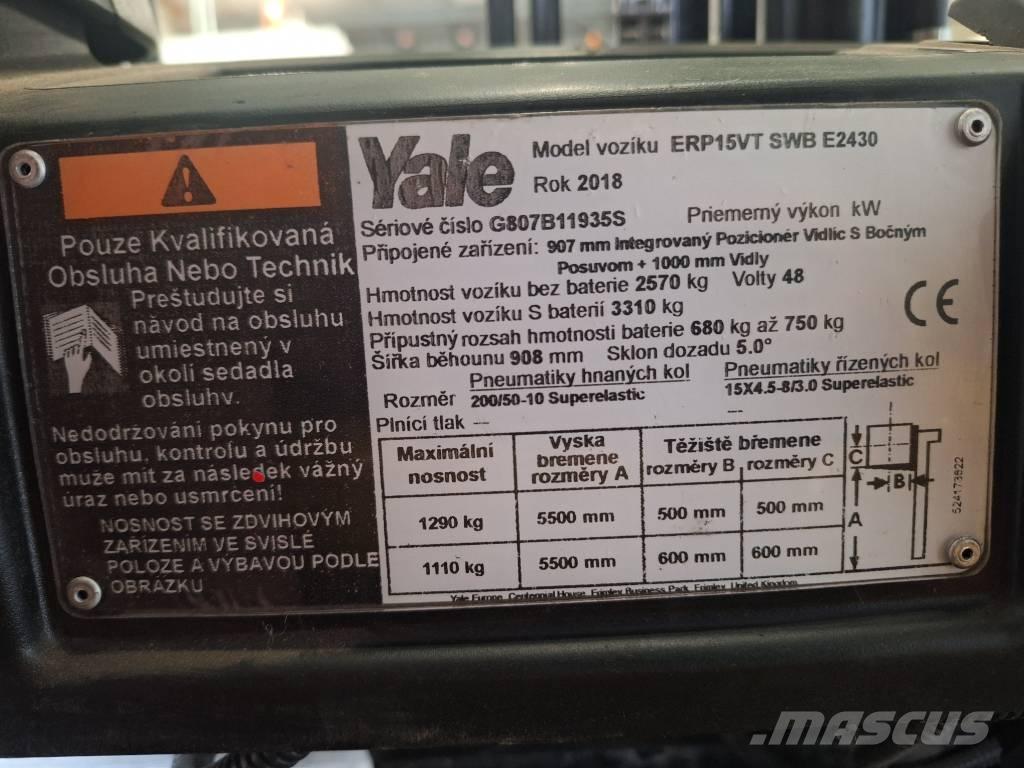 Yale ERP15VT Električni viličarji