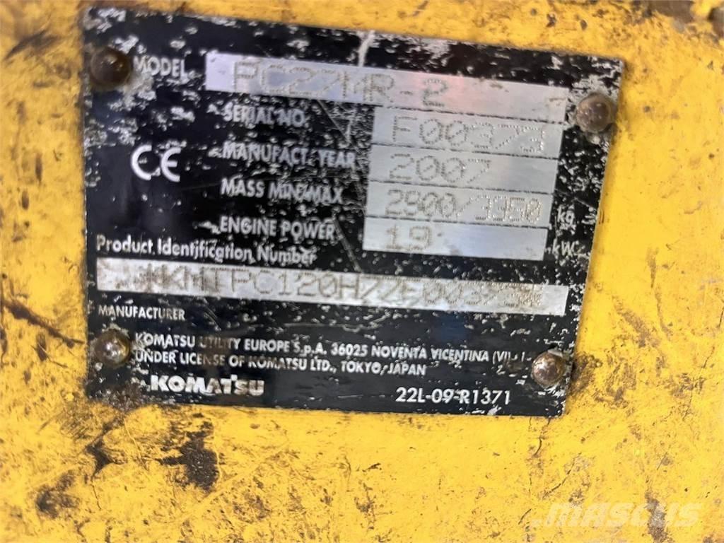 Komatsu PC27MR-2 Bagri na kolesih