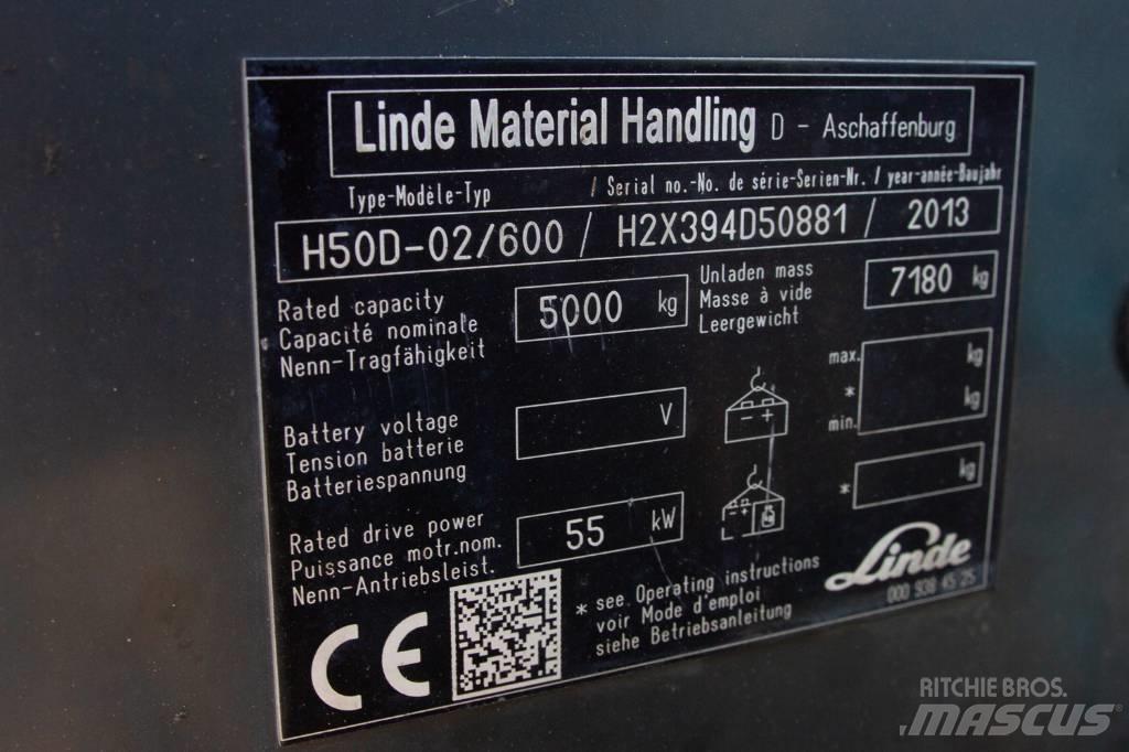 Linde H50D-02/600 Dizelski viličarji