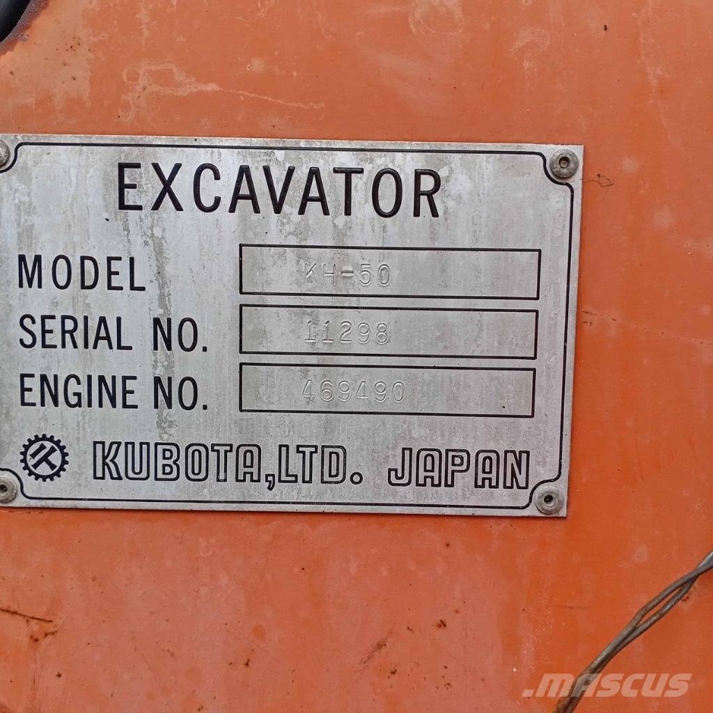 Kubota KH 50 Mini bagri <7t