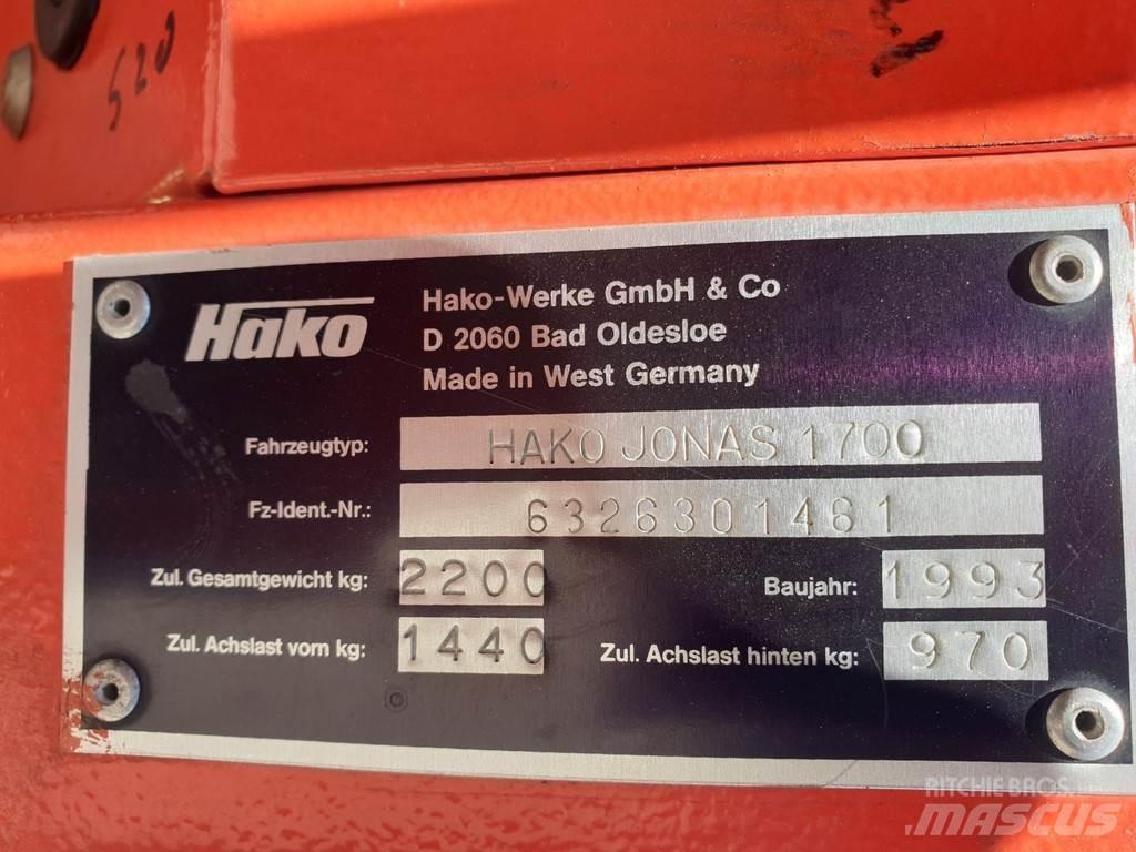 Hako Jonas 1700 Cestni pometači