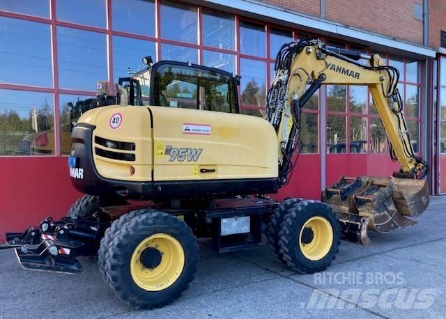 Yanmar B95W Bagri na kolesih