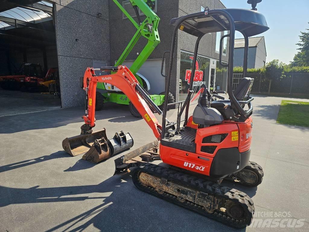 Kubota U 17-3 Mini bagri <7t