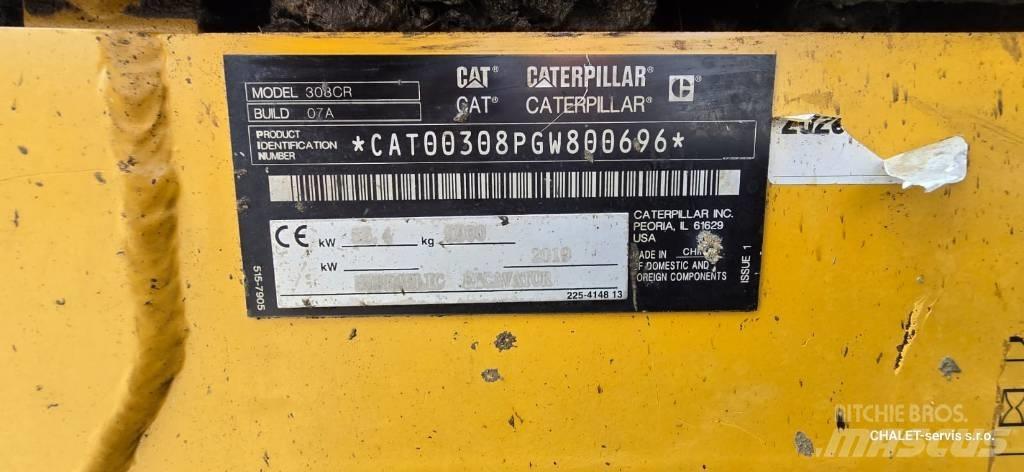 CAT 308 CR Midi bagri 7t – 12t