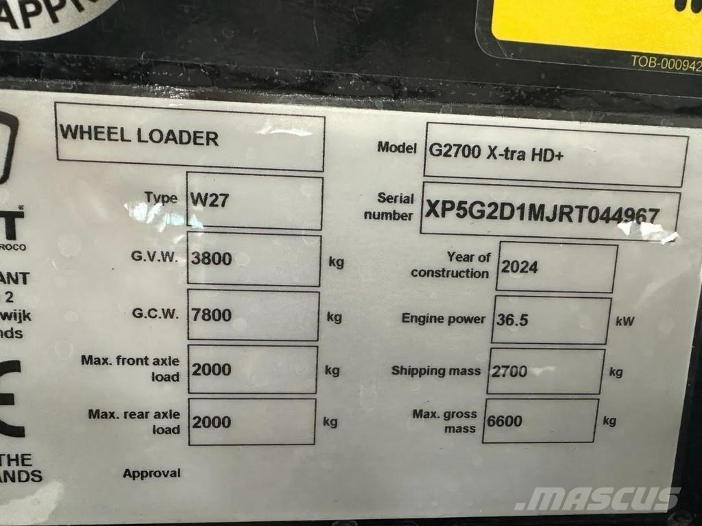 GiANT G2700HD+ Mini nakladalci