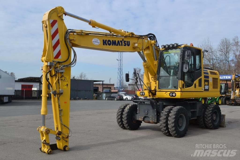 Komatsu PW 180-10 Bagri na kolesih
