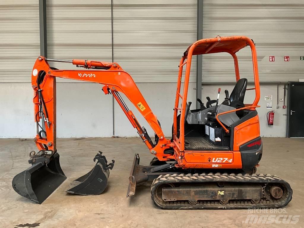 Kubota U 27-4 Mini bagri <7t