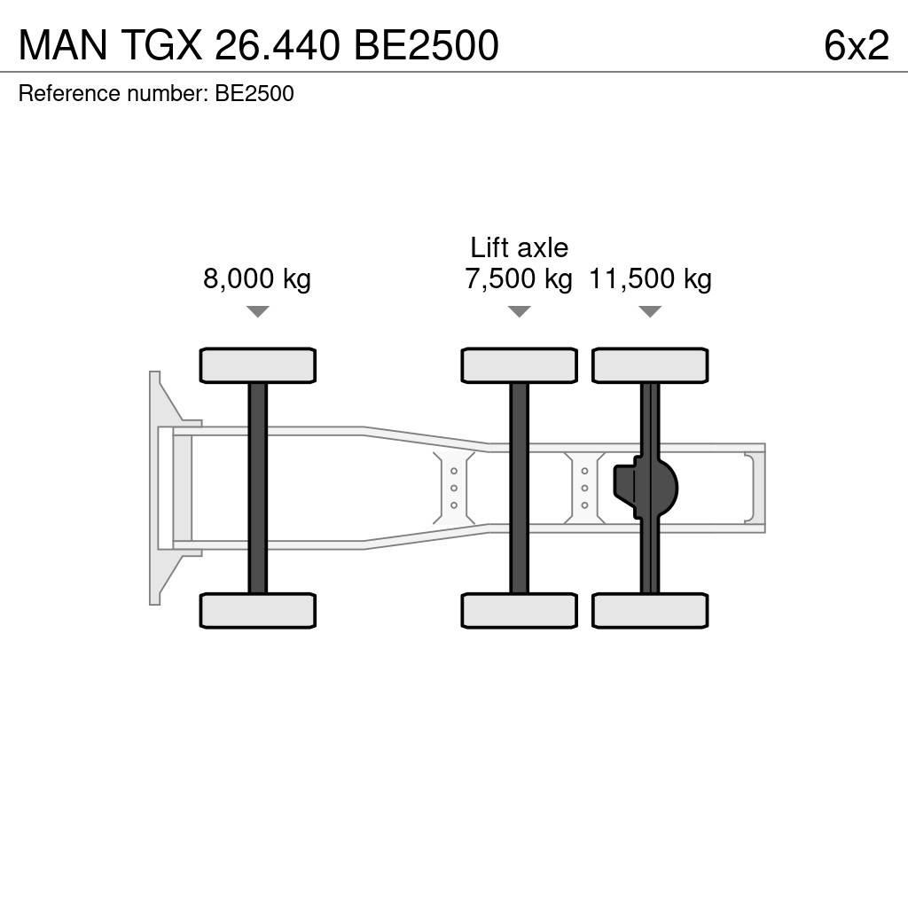MAN TGX 26.440 Vlačilci