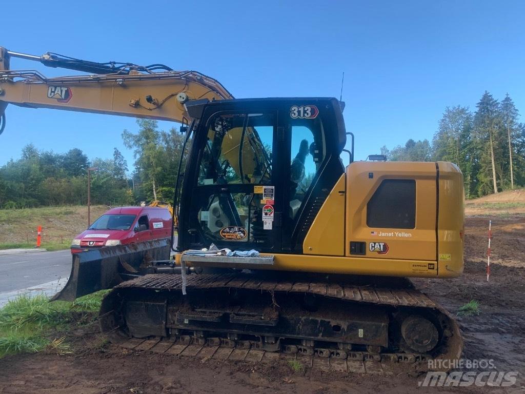 CAT 313 Bagri goseničarji