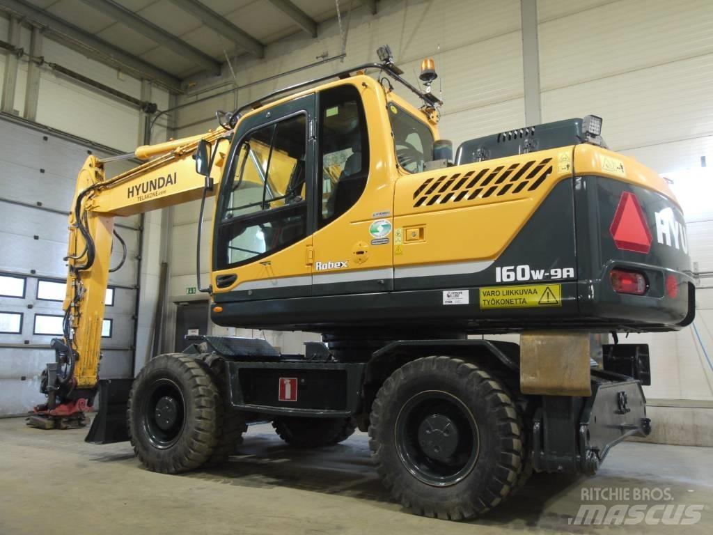 Hyundai R 160 W-9A Bagri na kolesih